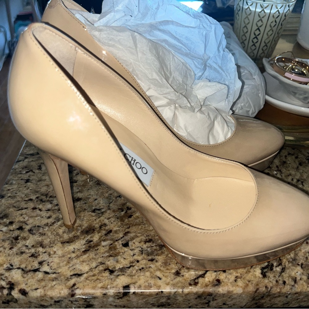 Jimmy Choo Beige Heels